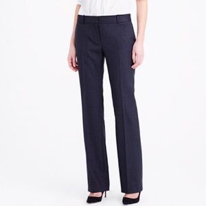 J CREW Black Pinstriped Women's Pants